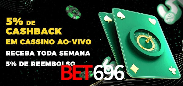 Promoções do cassino ao Vivo bet696